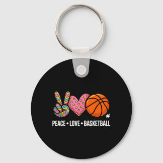 Peace Love Basball 1 Schlüsselanhänger