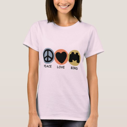 Peace Love Bird T-Shirt (Vorderseite)