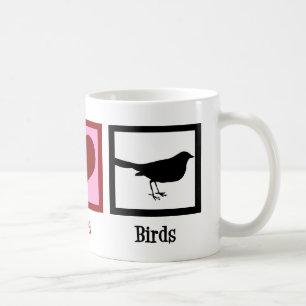 Peace Love Birds Kaffeetasse