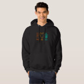 Peace Love Boba Graphic Tea Tea Drinker Bubble Te Hoodie (Vorne ganz)