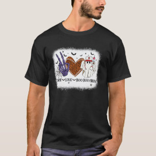 Peace Love Boo Boo Crew Faules Halloween-Kostüm Kr T-Shirt