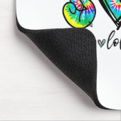 Peace Love Bowling Tie Dye Funny Bowling Lovers  Mousepad (Ecke)