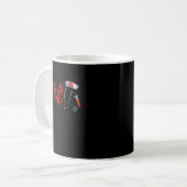 Peace Love Cma Certified Medical Istant Stethoscop Kaffeetasse (Vorderseite Links)
