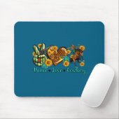 Peace Love Cowboy Western Rodeo Rodeo Life Western Mousepad (Mit Mouse)