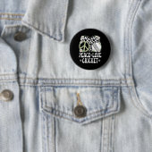 Peace Love Cricket Lover Cow Print Women Girls Cut Button (Beispiel)