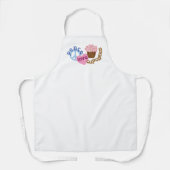 Peace Love Cupcakes Apron for a Home Baker Schürze (Vorderseite)