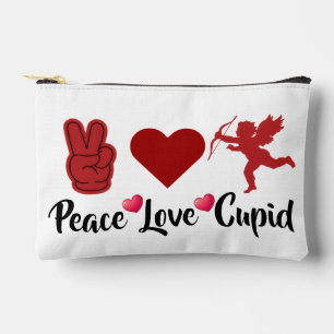 Peace Love Cupid - Liebenswerter Valentinstags-Eng Zubehörtasche