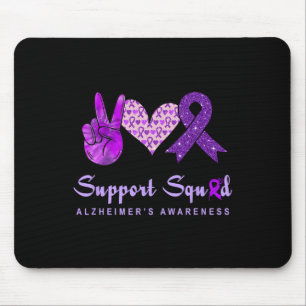 Peace Love Cure Eine Heimerheimer-Aufklärungsunter Mousepad