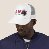 Peace Love Dachshunds Dog Lovers Trucker Hat Truckerkappe (Beispiel)