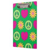 Peace Love Daisies Klemmbrett (Links)