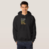 Peace Love Dogs Acting Retro Hoodie (Vorne ganz)