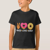 Peace Love Donut - Doughnut Lover's For Men Women T-Shirt (Vorderseite)
