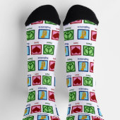 Peace Love Euphonium Christmas Socken (Oben)