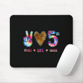 Peace Love Fifth Grade Squad Back To School Gift Mousepad (Mit Mouse)