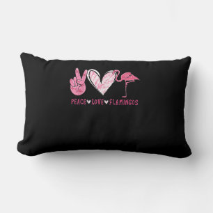Peace Love Flamingo Flamingo Lover Lendenkissen