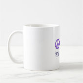 Peace Love Gaming Kaffeetasse (Links)