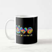 Peace Love Golf Funny Tie Dye Golf Lovers  Kaffeetasse (Links)