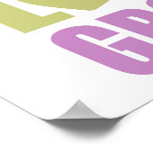 Peace Love Groom Poster (Ecke)