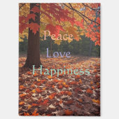 Peace Love Happiness Magnet (Vorderseite)