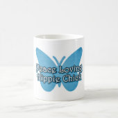 Peace Love Hippie Chick Kaffeetasse (Mittel)
