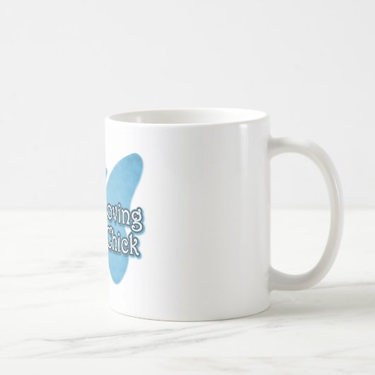 Peace Love Hippie Chick Kaffeetasse (Rechts)