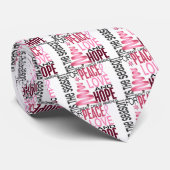 Peace Love Hope Christmas Holiday Breast Cancer Krawatte (Gerollt)