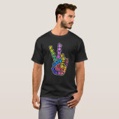 Peace Love Hope Joy Faith Kindness Word T-Shirt (Vorne ganz)