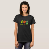 Peace Love Hope  Mental Health Awareness T-Shirt (Vorne ganz)