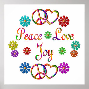 Peace Love Joy Poster