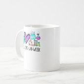 Peace Love Lab Week 2022 Medical Laboratory Scient Kaffeetasse (Vorderseite Links)