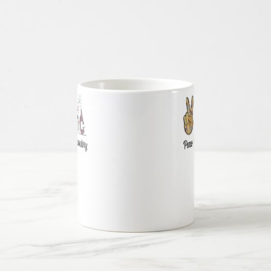 Peace Love Laboratory Lab Research Leopard Men Wom Kaffeetasse (Mittel)