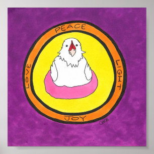 Peace. Love. Light. Joy. Lola. Poster