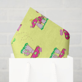 Peace Love Mushrooms Gift Bag Seidenpapier