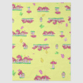 Peace Love Mushrooms Gift Bag Seidenpapier (Vorderseite)