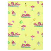 Peace Love Mushrooms Klemmbrett (Rückseite)