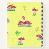 Peace Love Mushrooms Notizblock (Rückseite)