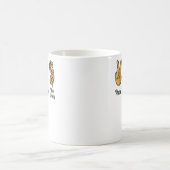 Peace Love New Jersey Leopard Flag Map Souvenirs M Kaffeetasse (Mittel)