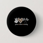 Peace Love Racing  Button (Vorderseite)