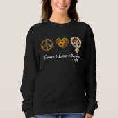 Peace Love Reproductive Rights Feminist Feminism Sweatshirt (Vorderseite)