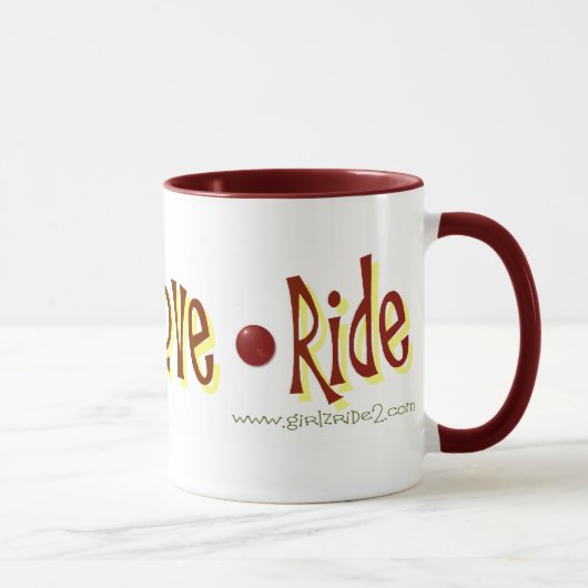 Peace*Love*Ride - Kaffee-Tasse Tasse (Rechts)