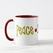 Peace*Love*Ride - Kaffee-Tasse Tasse (Links)