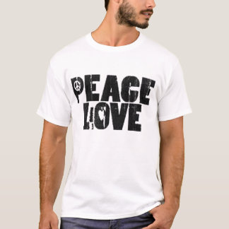 Peace&Love Striped T-Shirt