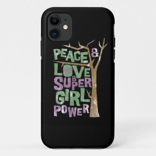 Peace Love & Supergirl Power Case-Mate iPhone Hülle