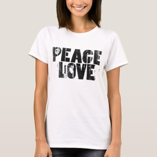 peace&love T-Shirt (Vorderseite)