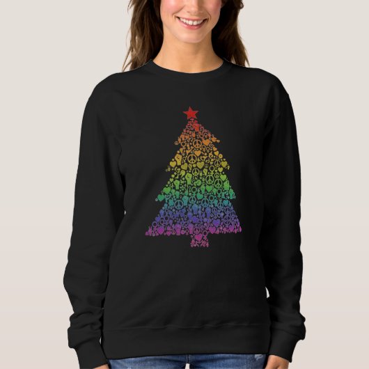 Peace, Love & Unity Tree Sweatshirt (Vorderseite)