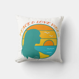 Peace & Love Vibes Kissen