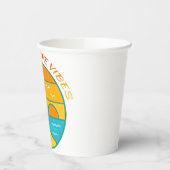 Peace & Love Vibes Pappbecher (Links)