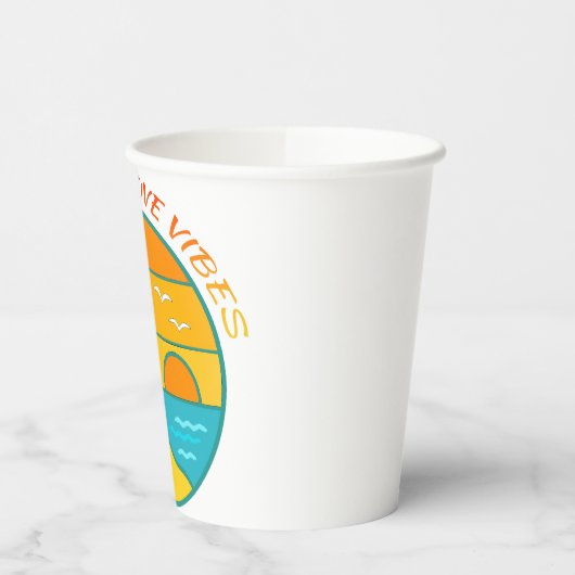 Peace & Love Vibes Pappbecher (Links)