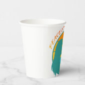 Peace & Love Vibes Pappbecher (Rechts)