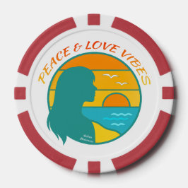 Peace & Love Vibes Pokerchips